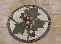 Installation de mosaïque